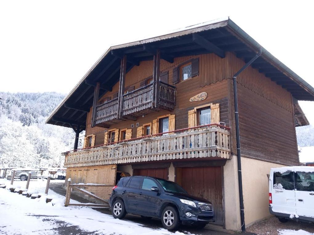 Chalet Familial Authentique Et Spacieux 2 Chambres 4 A 6 Personnes Avec Parking Proche Des Remontees La Chapelle-d'Abondance Luaran gambar